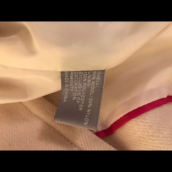 Cream Wool Jacket - S Small - Picture 6 of 7